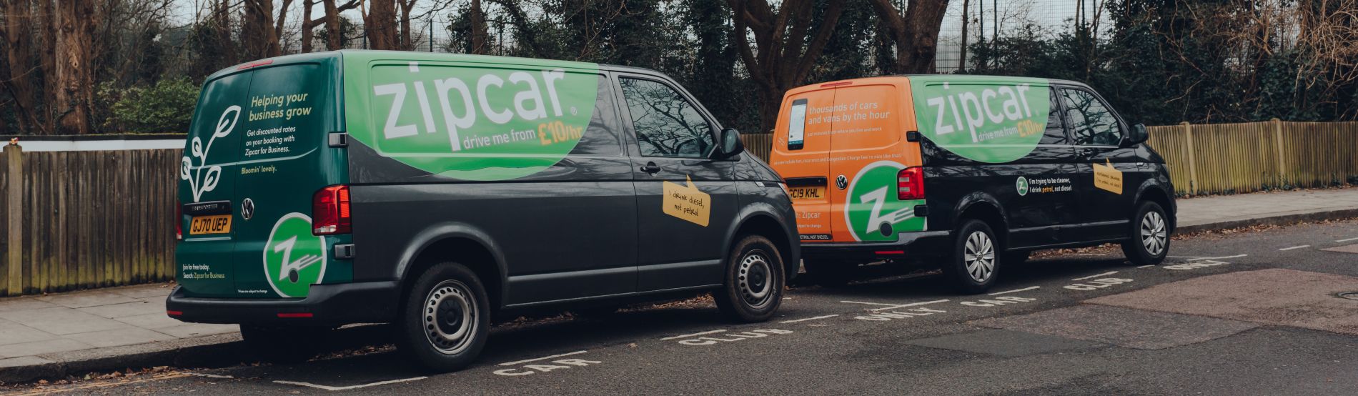 Van Hire by the Hour from £10 in London Zipcar